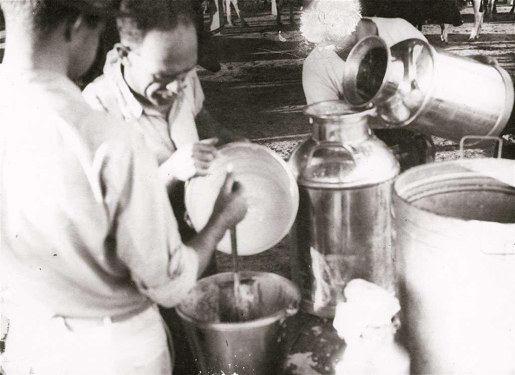 Martin Katz making cheese at the CILCA
